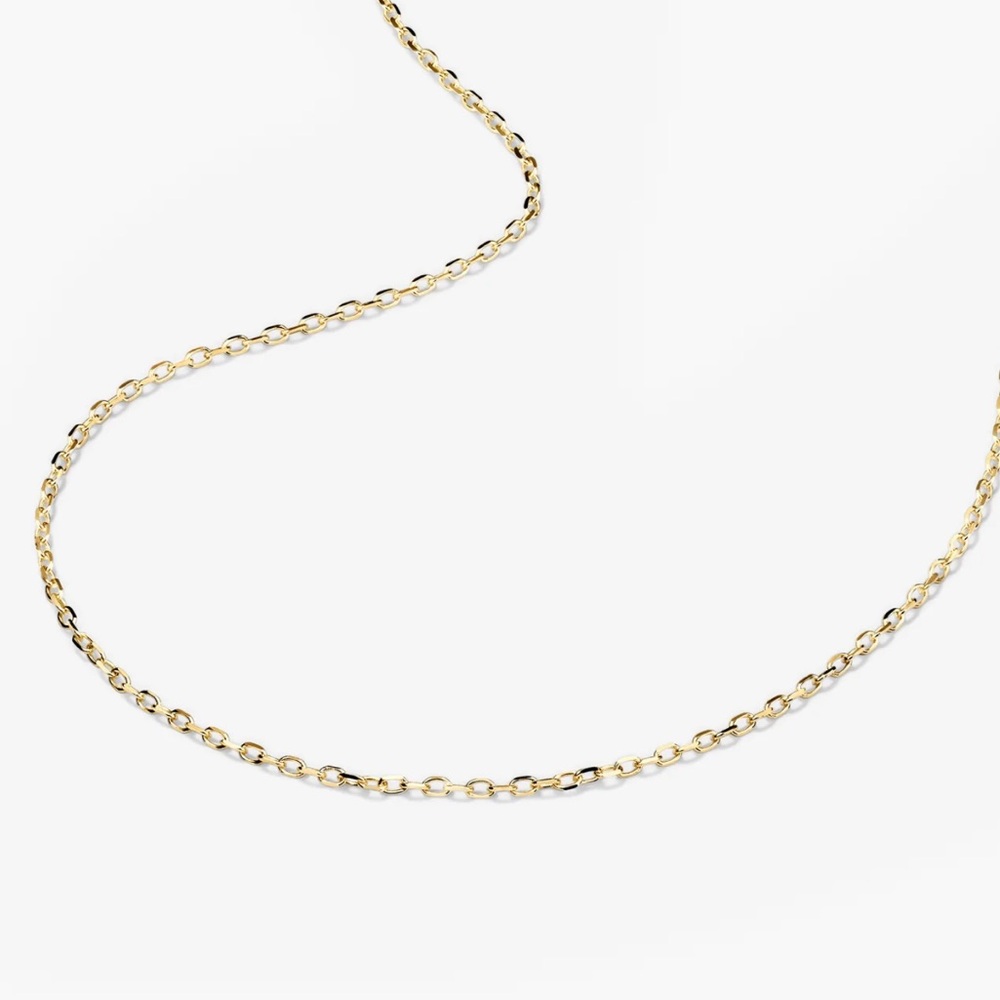 Mejuri 20-22” Solid Gold Necklace Chain